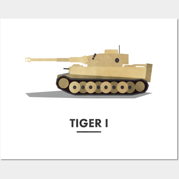 TANK Tiger Wall Art by Art Designs